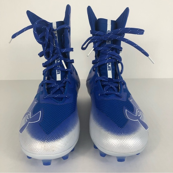Under Armour Mens Highlight MC Blue White Football Cleats Size 11.5 main image 8